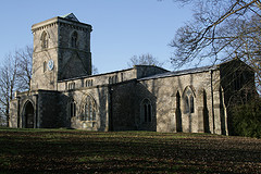 Bledlow Church in winter